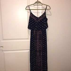 Navy blue maxi dress from Express